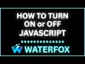 How To Enable or Disable JavaScript In The Waterfox Web Browser Step-by-Step PC Tutorial