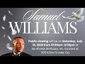Homegoing service for Mr Samuel L Williams we do not own any rights to the music