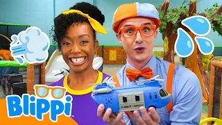 Which Vehicle is Better? AIR vs WATER? | Blippi and Meekah – Learning with Me | Kids Education