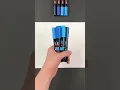 Drawing But I Can Only Use The Color Blue