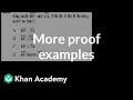 CA Geometry More proofs Worked examples Geometry Khan Academy
