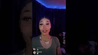 Coi Leray Instagram Livestream on 22 January 2021 - New Songs Leak