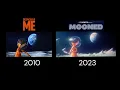 Vector on the Moon Comparison 2010 VS 2023