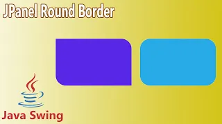 Java Swing - Rounded JPanel Border