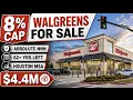 Walgreens for Sale 8 CAP Absolute NNN 62 Years Remaining Houston MSA