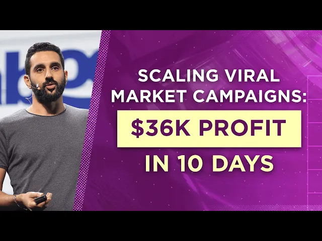 Thumbnail for Škálovanie virálnych marketingových kampaní: Zisk 36 000 $ za 10 dní