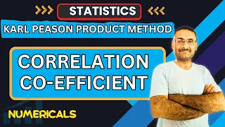 Correlaton Coefficient Karl Peason Product Method Numerical Statistics Mathematics Btech BCA