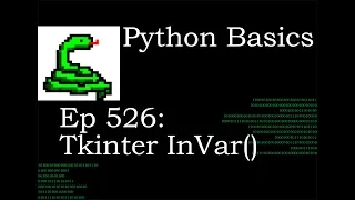Python Basics Tutorial Tkinter Tk IntVar Create empty check button