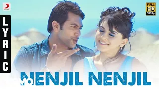 engeyum kadhal nenjil nenjil tamil lyric jayam ravi hansikha harris jayaraj