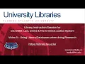 CCJ 2002 5 Using Library Databases