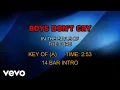 Lagu The Cure - Boys Don't Cry (Karaoke)