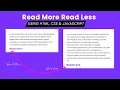 Read More Read Less Button with JavaScript No Plugin HTML CSS JavaScript Tutorial