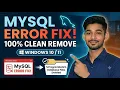 MySQL Won t Reinstall Here s How to Completely Remove It from Windows