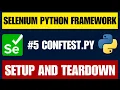 Selenium Python Framework Pytest conftest py File Fixtures Explained