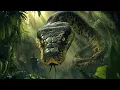 2025 Newest Movie Giant python snake swarm attack Expedition team dragged by python dangers