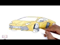 Car drawing Lamborghini - Car coloring pages