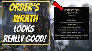 The New Craftable Order s Wrath Set Looks Really Good Elder Scrolls Online