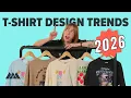 Top 5 T-shirt Design Trends to Sell in 2026 Print-on-demand
