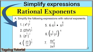 Download [Tagalog] Rational Exponents #exponent #RationalExponent #math9 #rational MP3