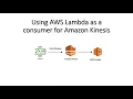 AWS Lambda function as a Kinesis consumer
