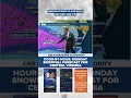Hour-by-Hour Updated snowfall forecast for Virginia on Monday