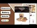 Responsive Bakery Website Design Using HTML - CSS