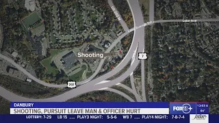 Suspect who shot man in Danbury captured after colliding with cruiser Police