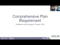160D Comprehensive Plan Requirement