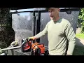 ECHO Timber Wolf CS-590 unbox and use