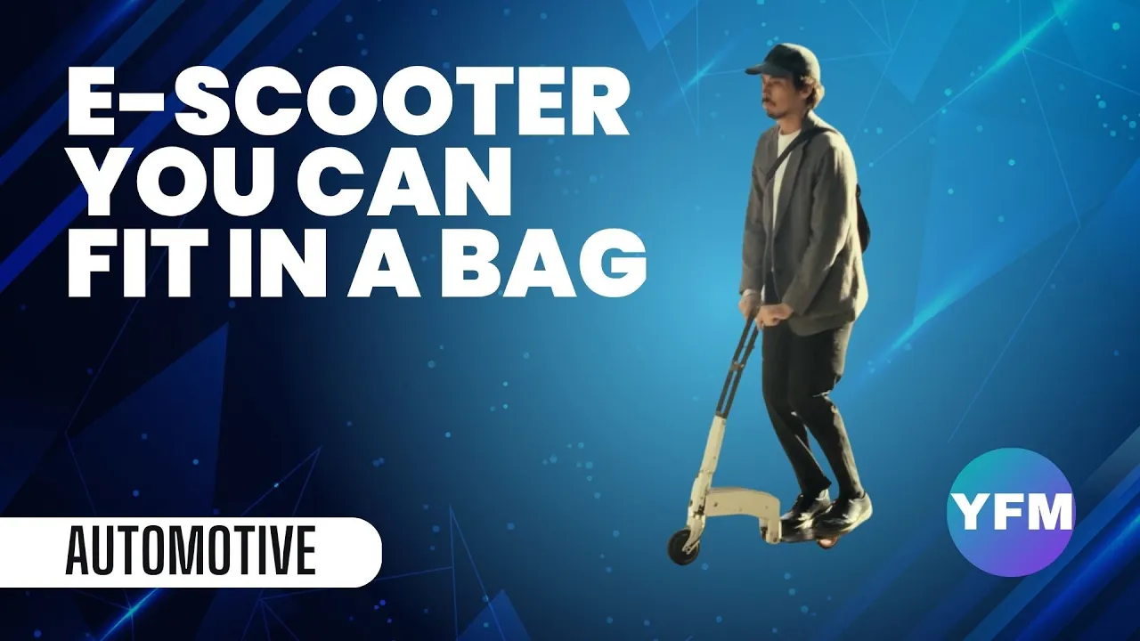 E-SCOOTER YOU CAN FIT IN A BAG
