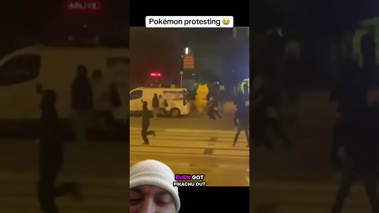 Pokémon protesting