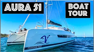 Fountaine-Pajot Aura 51 Boat Tour: This boat is BIG, Beautiful, and you can join the Crew.