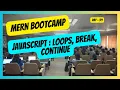 39 Javascript Loops Break and Continue