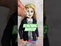 Peeling Off Removable Doll Makeup Beetlejuice Custom Barbie