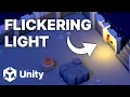 How To Create Flickering Light in Unity Tutorial 2026
