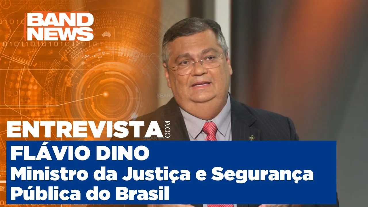 BandNews TV entrevista o Ministro da Justiça e Segurança Pública do Brasil, Flávio Dino