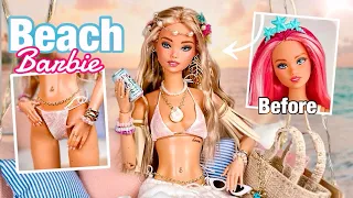Custom Beach Girl Barbie Doll Mermaid Makeover