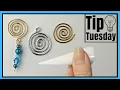 Very EASY Wire Spirals for Jewelry Making and Bookmarks