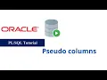 46 Pseudo columns in Oracle