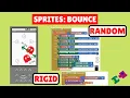 MIT App Inventor 2 Sprites Bounce