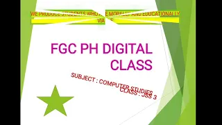 Spreadsheet Package for all PROCESSING Students in JSS 3 - SSS 3