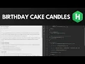 HackerRank Birt ay Cake Candles - Solution Walkthrough JavaScript