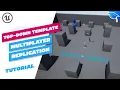 Multiplayer replicating the Topdown Template from Unreal Engine 4 Replication UE 4 26 1