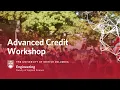 UBC Engineering Advanced Credit Workshop August 11