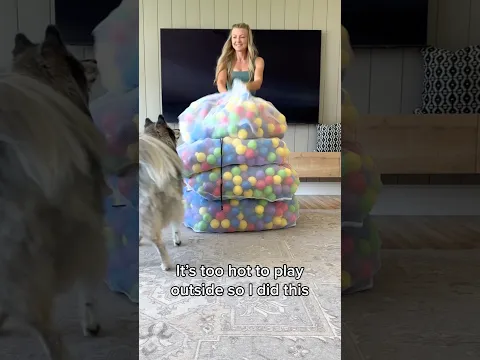 When it’s too hot to play outside..
