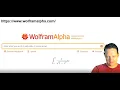 2 Minute Quickie - Calculate an Integral in Wolfram Alpha
