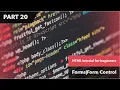 HTML tutorial for beginners tutorial Forms Form Control File select control
