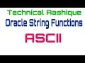 ascii function in Oracle