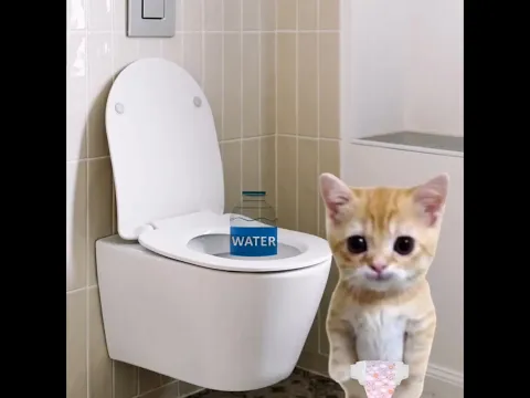 Baby Banana Cat & Elgatito Water Bottle Refill 🐱🚰