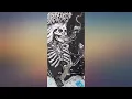 Gothic Skeleton Mermaid Shower Curtain Black Shower Curtain for Skeleton Bathroom revieww